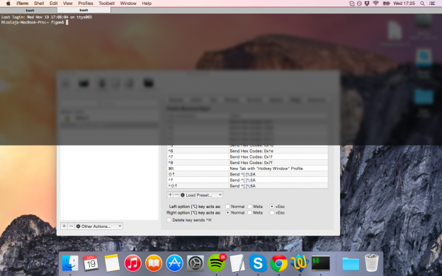 iTerm2 – New tab in Quake console looks weird? – Mac OS X Yosemite